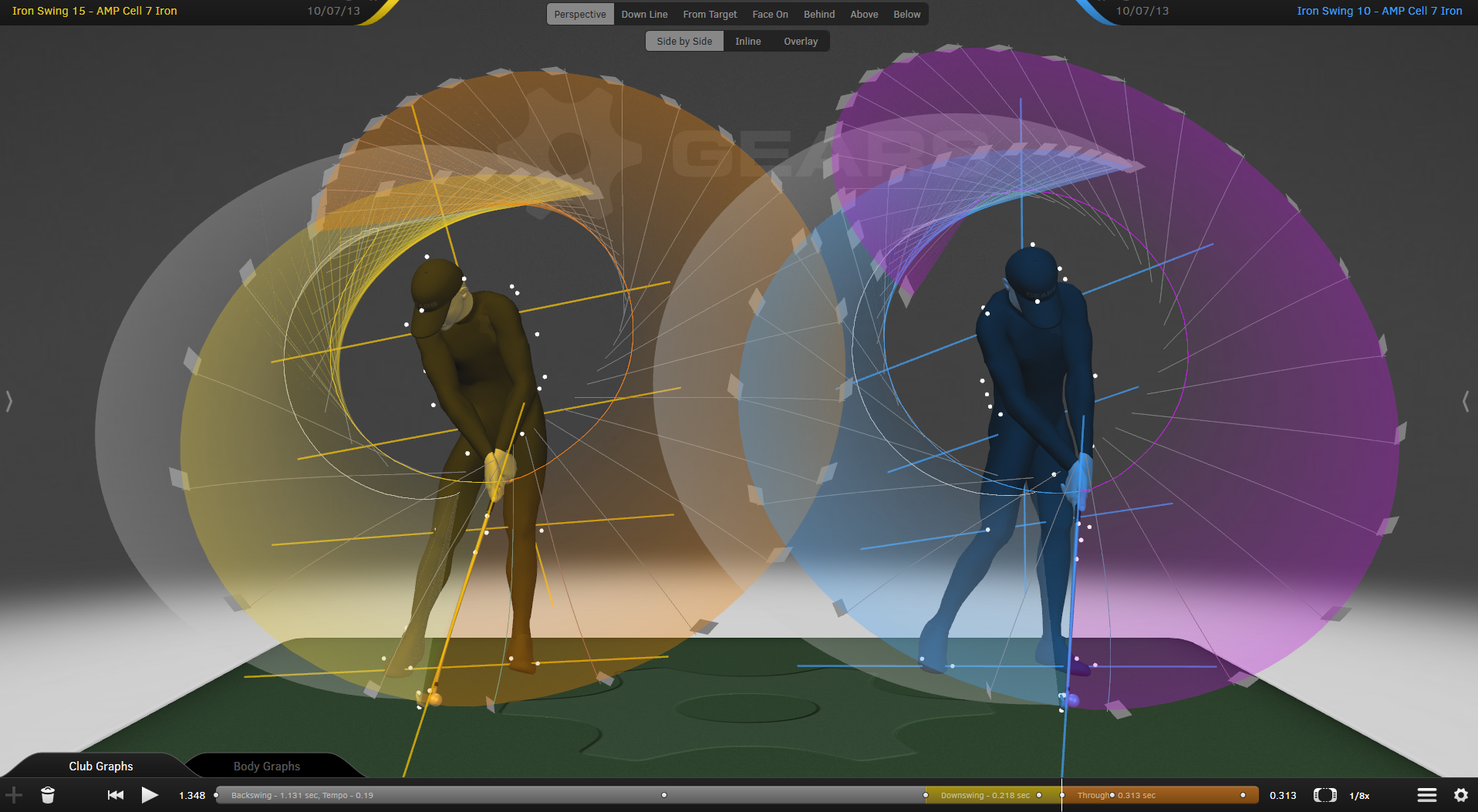 Sinclairgolf > Technology > 3D Optical Motion Capture